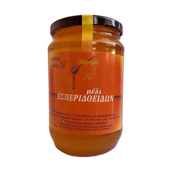 Μέλι πορτοκαλιάς HellasBee 960 gr